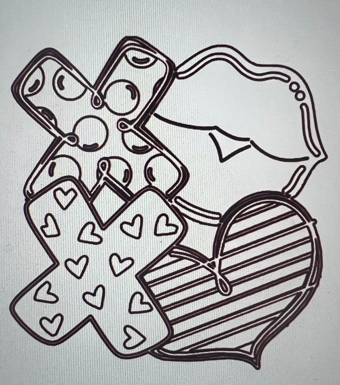 {xoxo} Silicone Mold