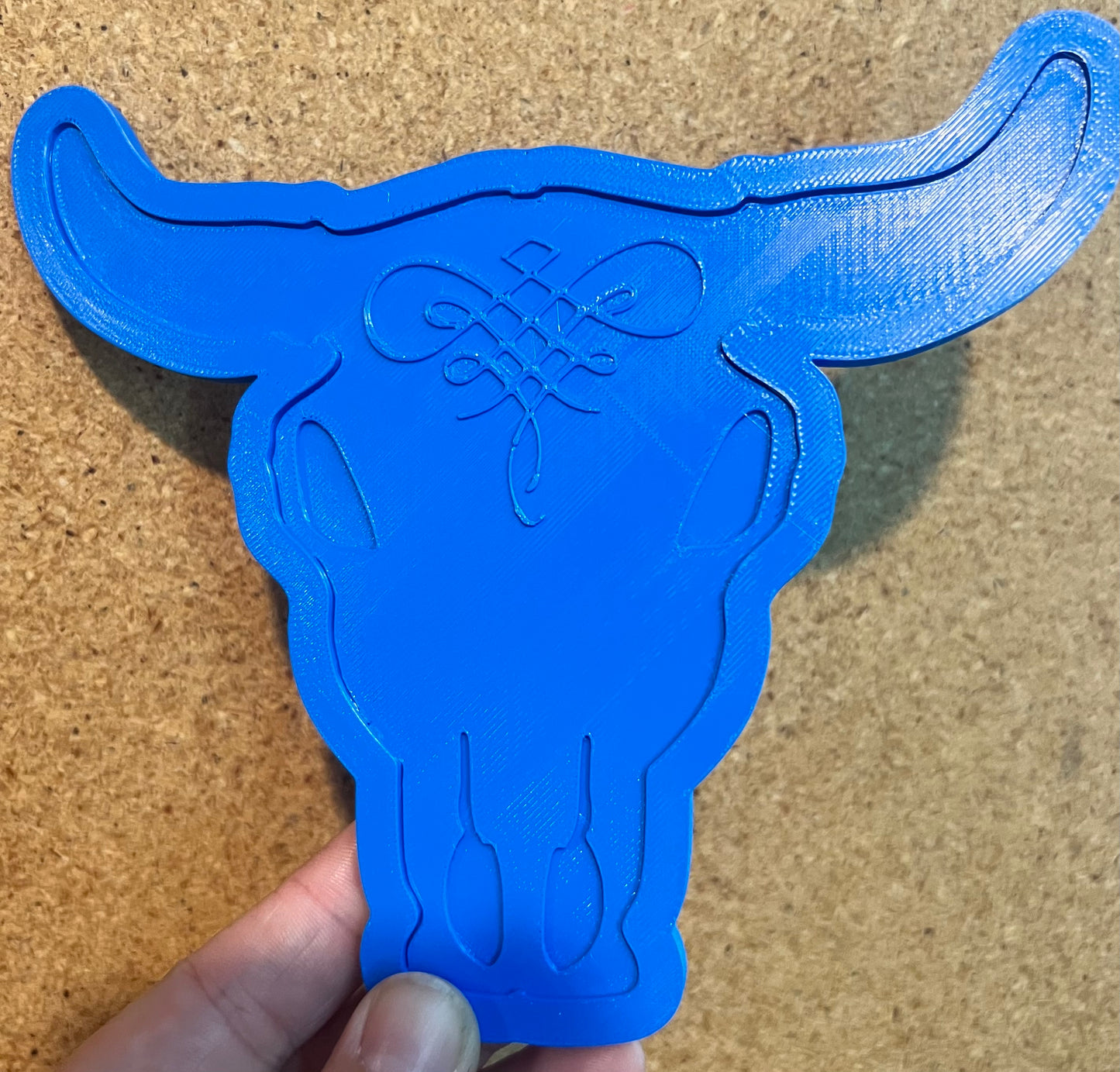 {XL bull skull with inserts} Silicone Mold