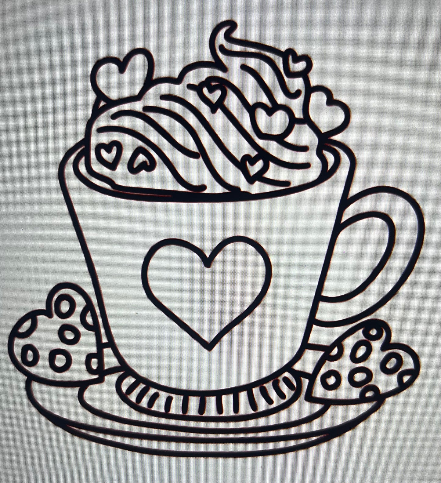 {valentine coffee} Silicone Mold