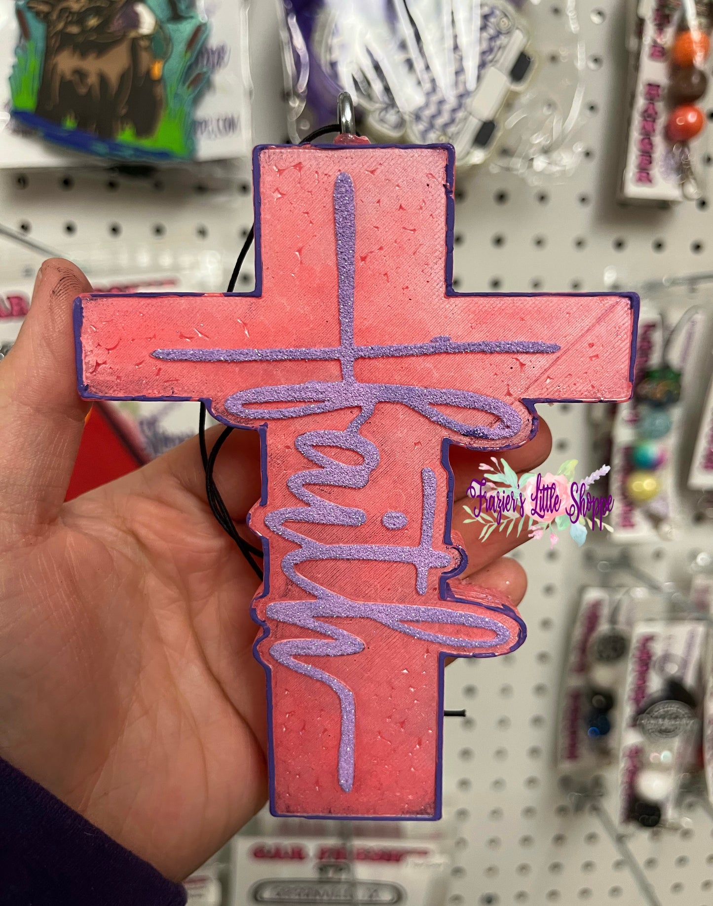 {Faith cross} All Freshie Sizes