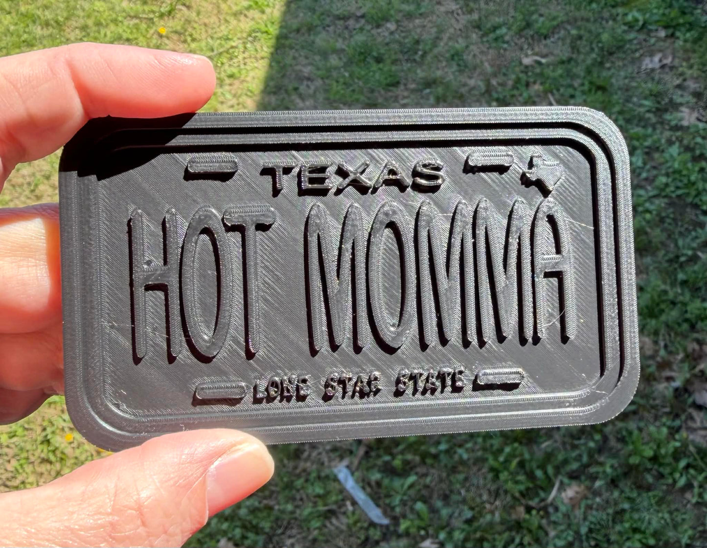 XL rounded Rectangle License plate inserts