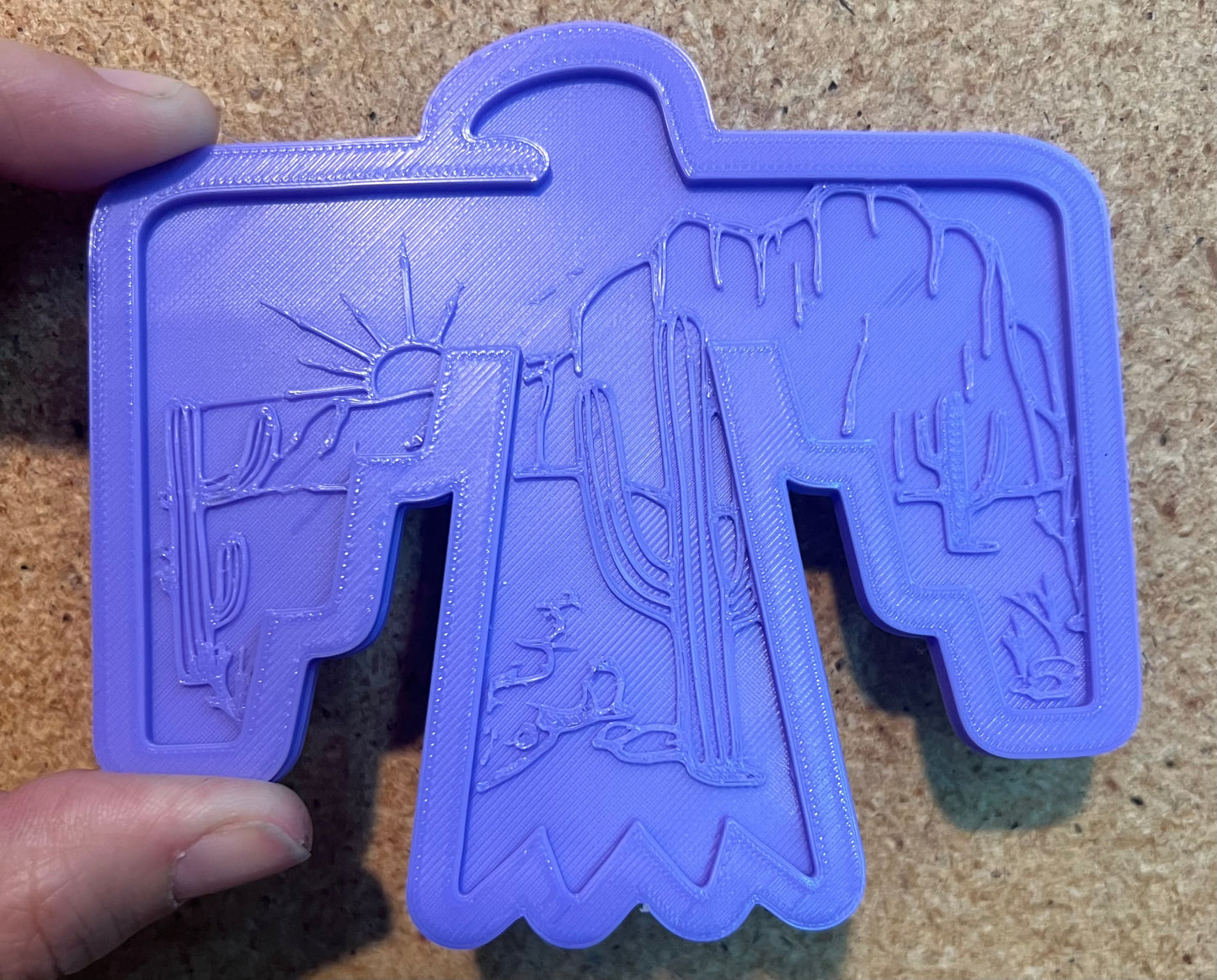 {large thunderbird inserts} Silicone Mold