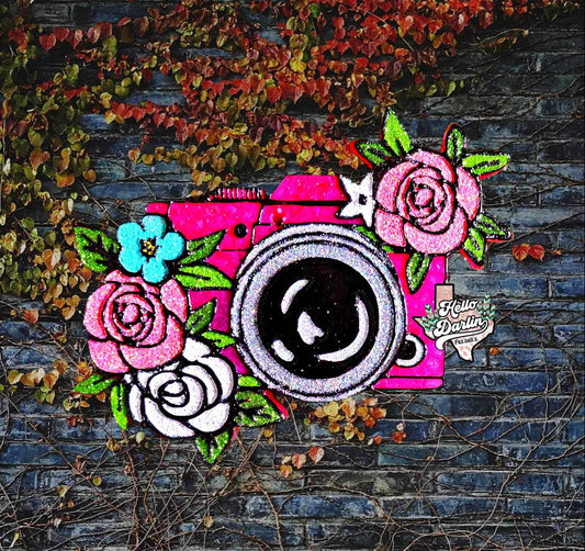 {floral camera} DBD Silicone Mold