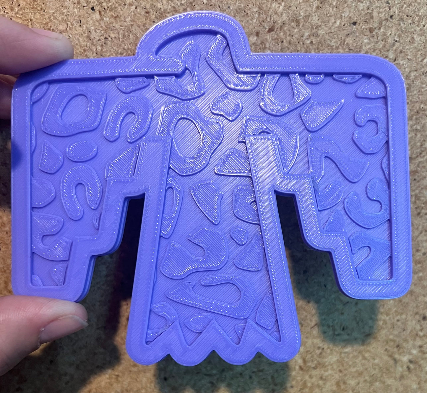 {large thunderbird inserts} Silicone Mold