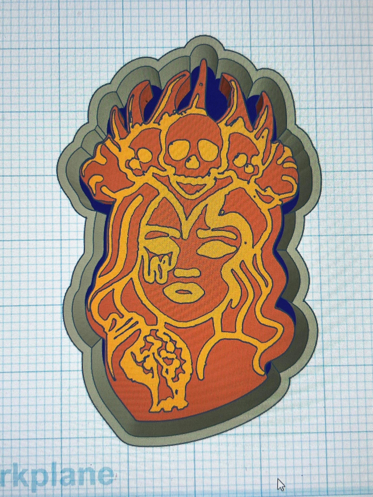 {fertility goddess} Silicone Mold