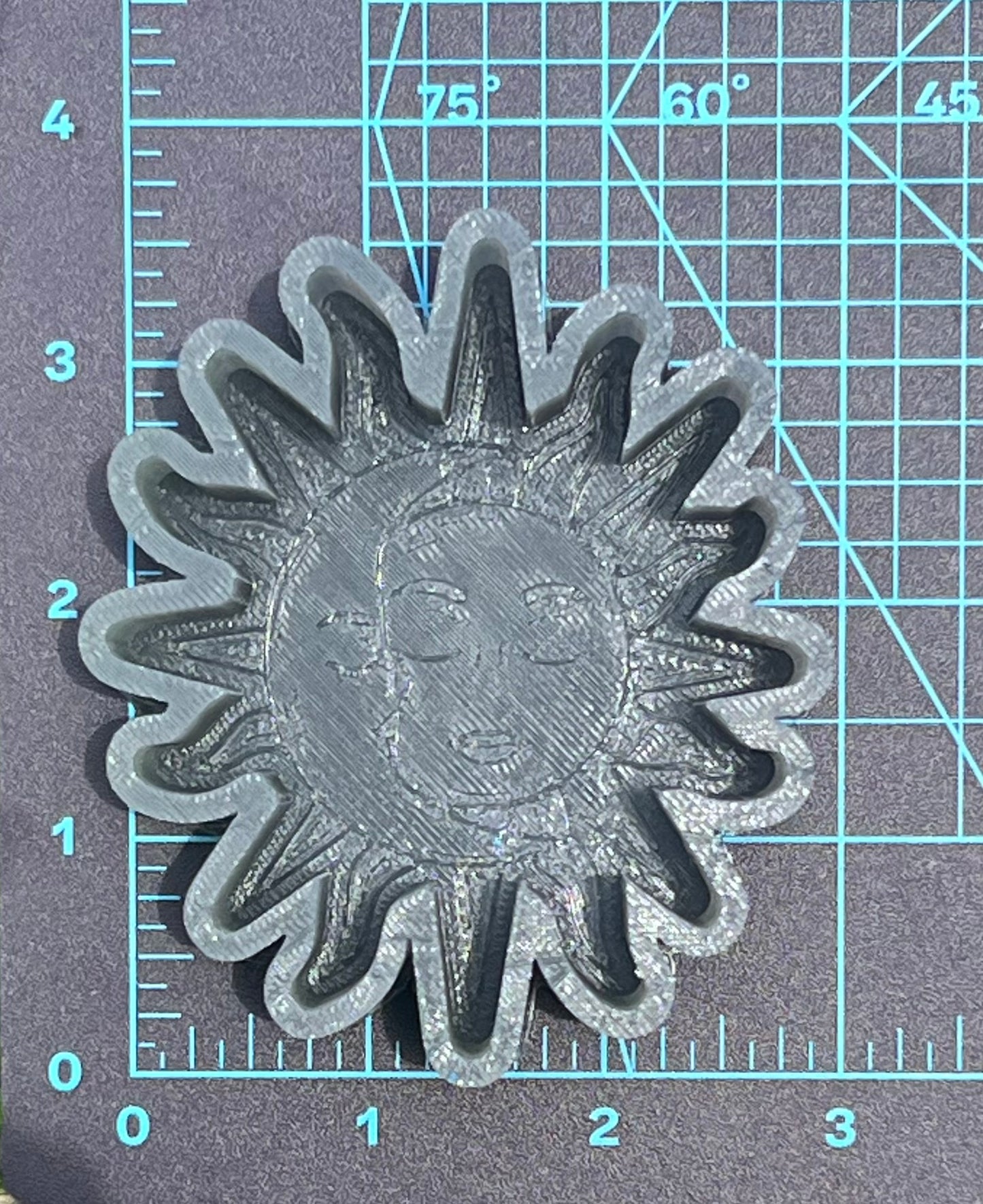 {celestial sun moon} Silicone Mold