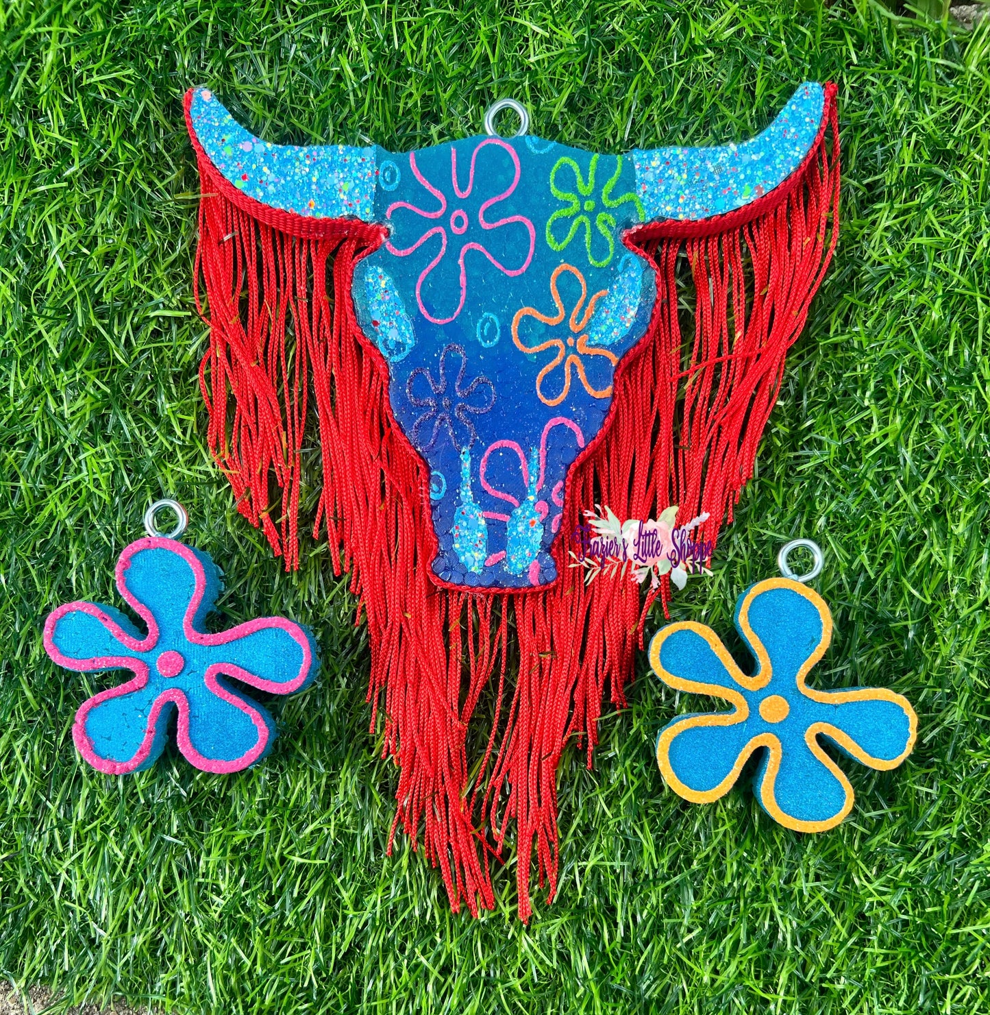 {Bikini Bottom Bull Skull} Small Medium Large Freshie Sizes