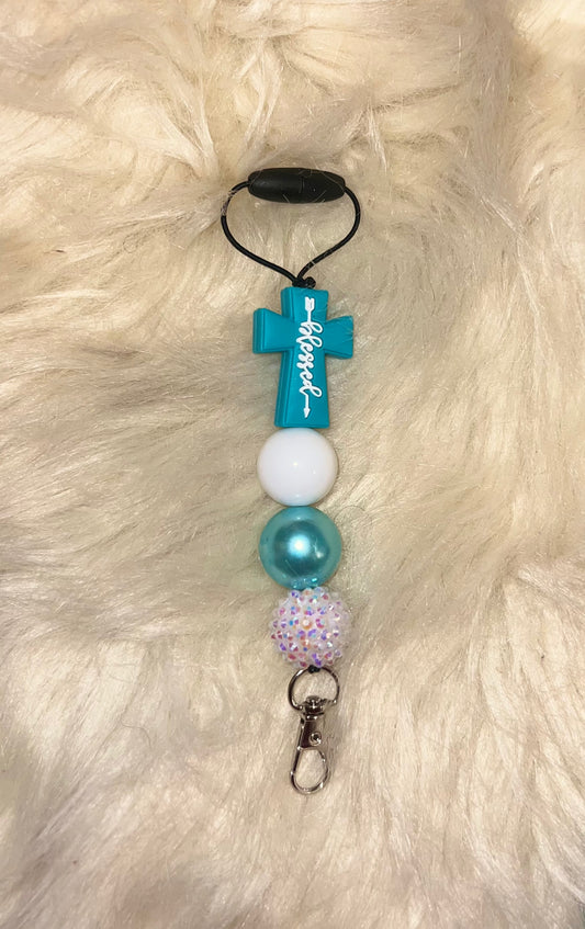 Blessed turquoise freshie hanger