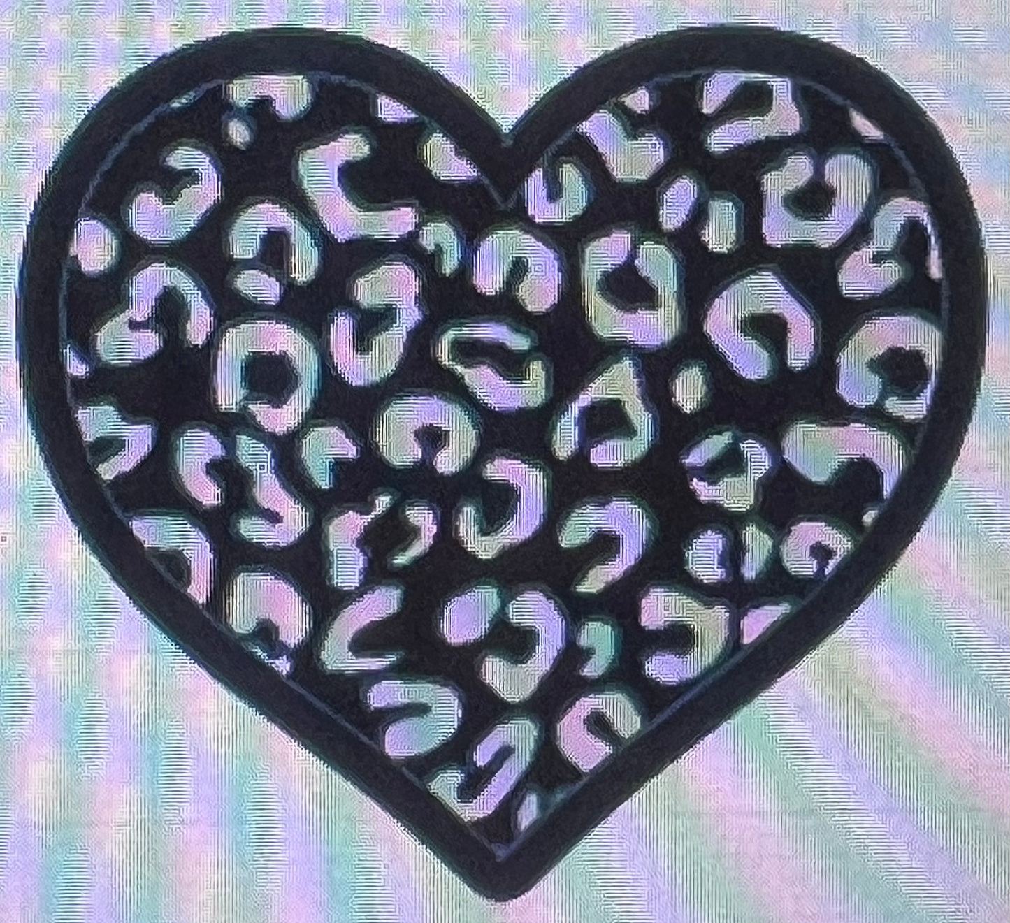 {Small heart w inserts} silicone mold
