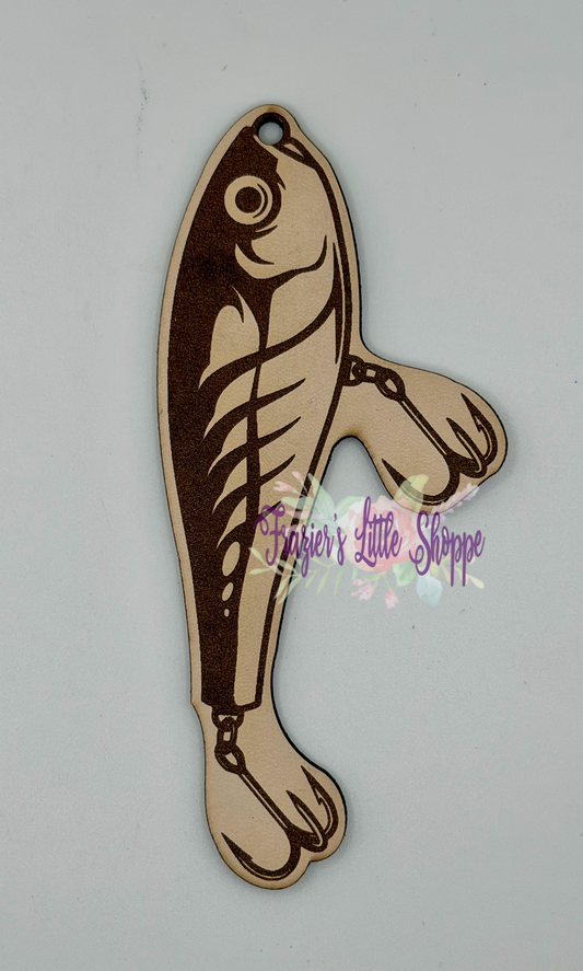 Fishing lure leather freshie blank (unscented)