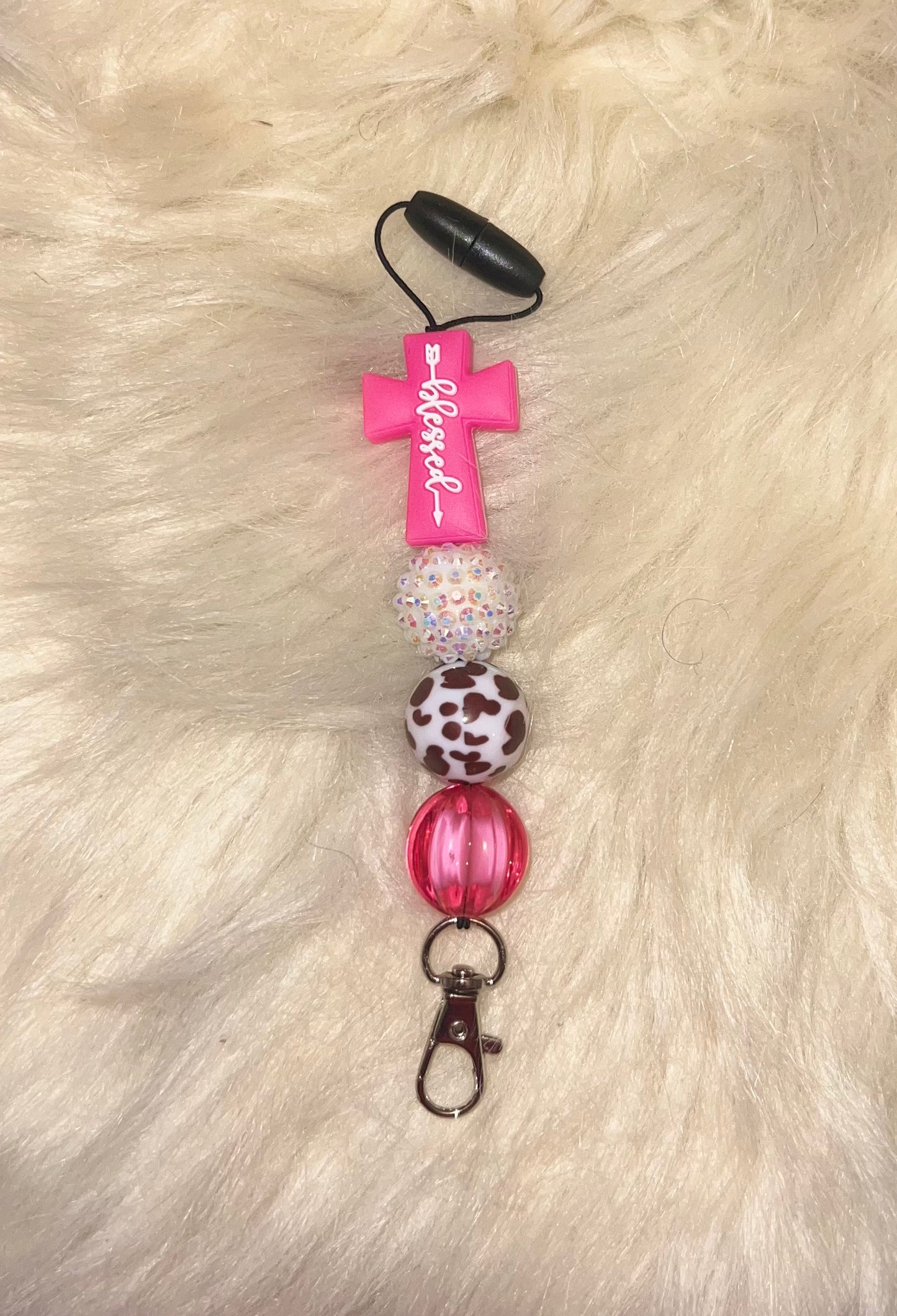 Blessed pink freshie hanger