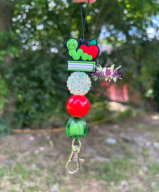 Book Worm freshie hanger