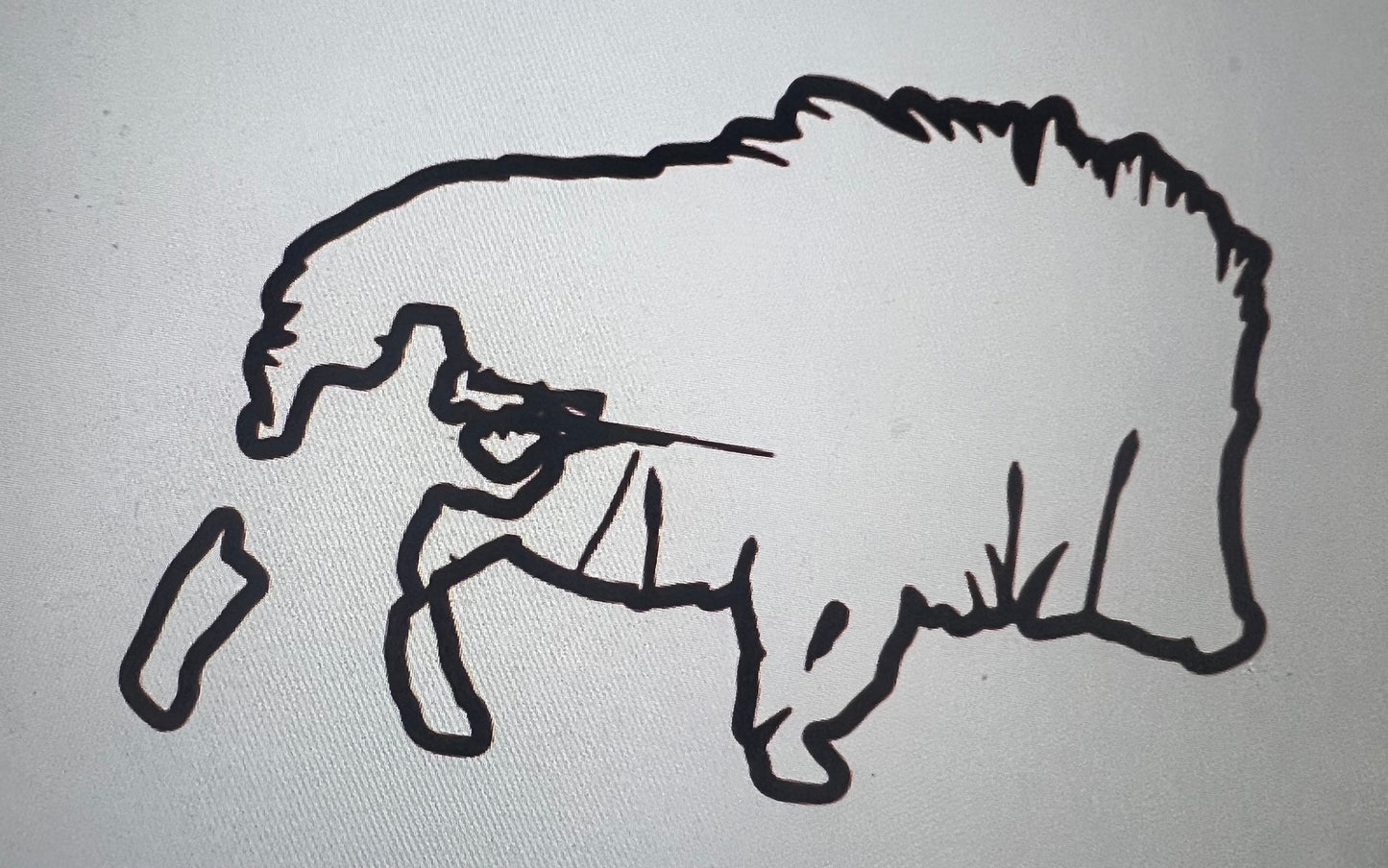 {hog hunting} Silicone Mold