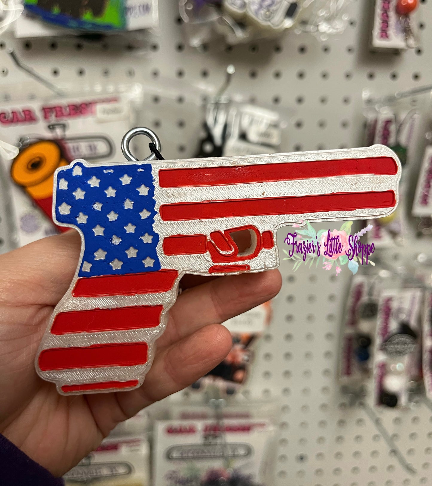 {American Flag Pistol} All Freshie Sizes