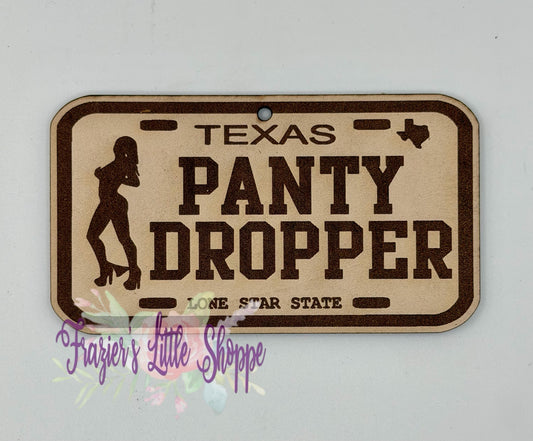 Panty dropped leather freshie blank (unscented)