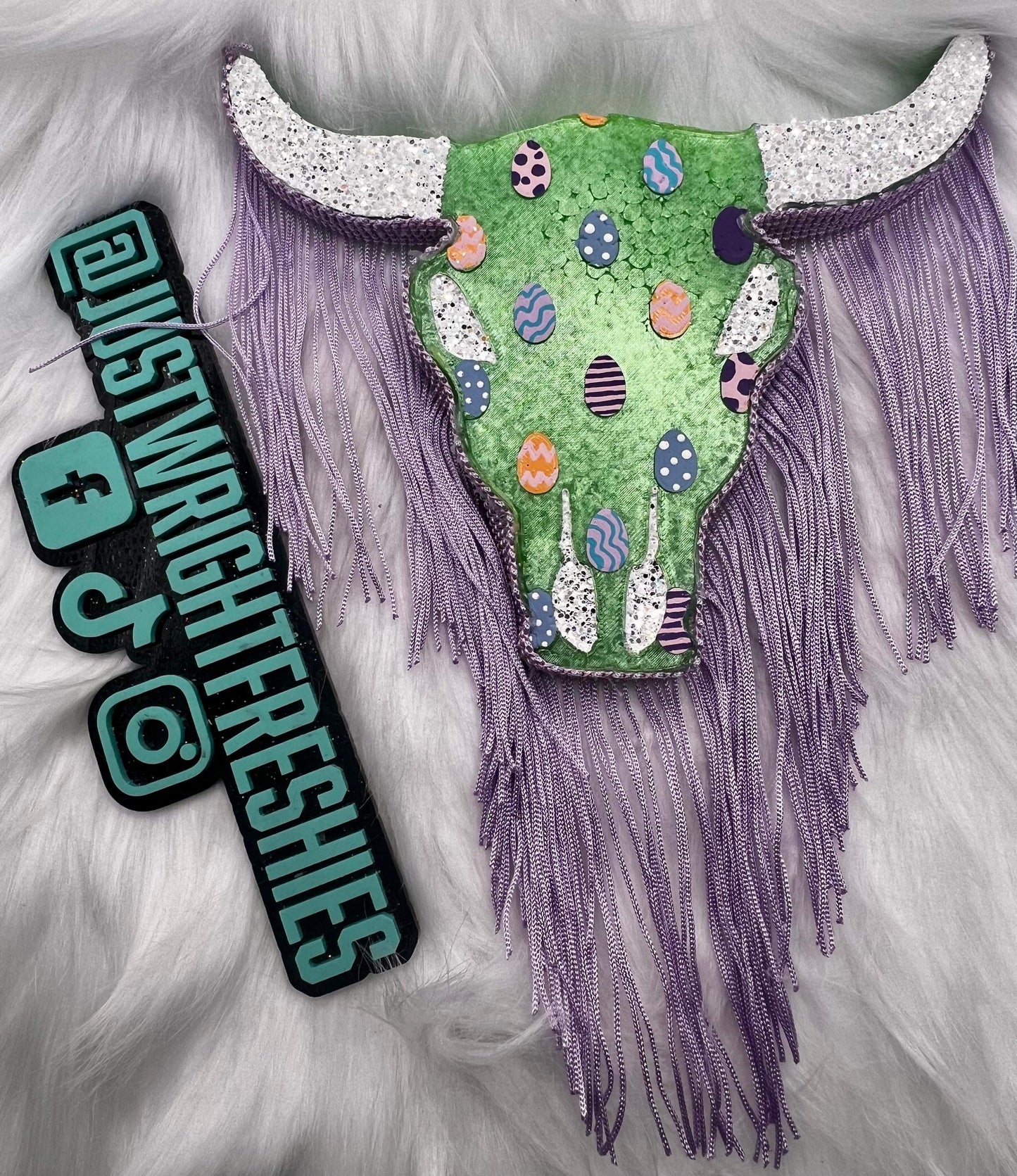 {XL bull skull with inserts} Silicone Mold