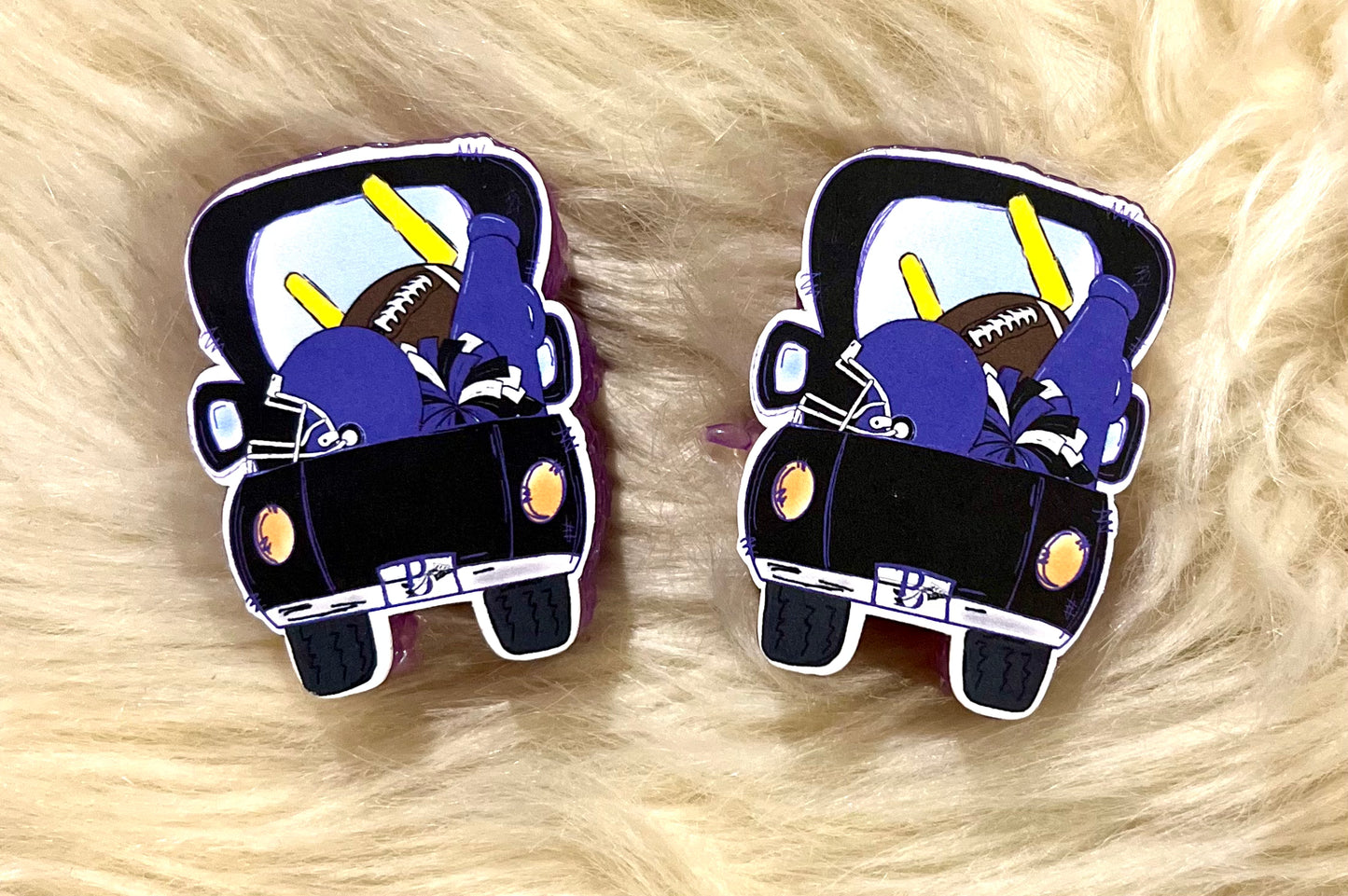 {Bonham Warriors cardstock truck} All Freshie Sizes