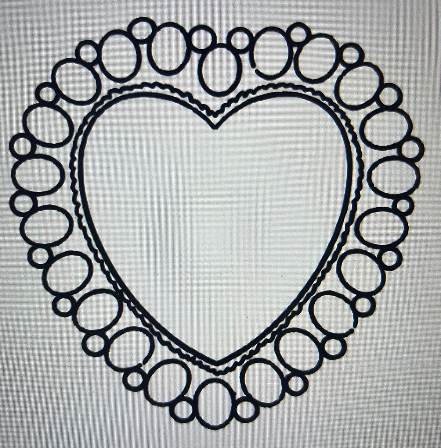 {turquoise heart} Silicone Mold