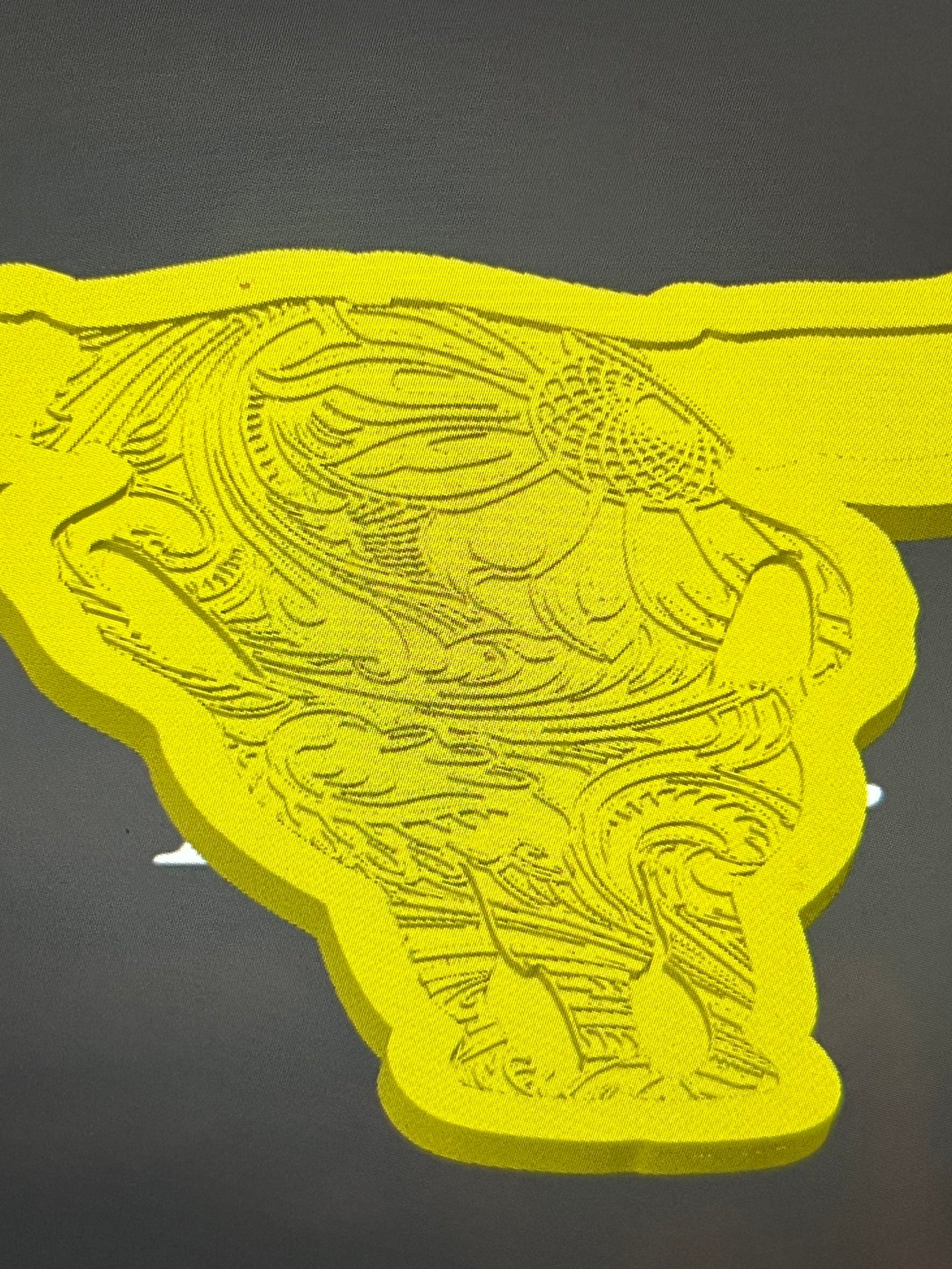 {XL bull skull with inserts} Silicone Mold