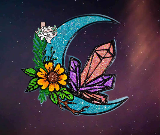 {crystal moon} Silicone Mold