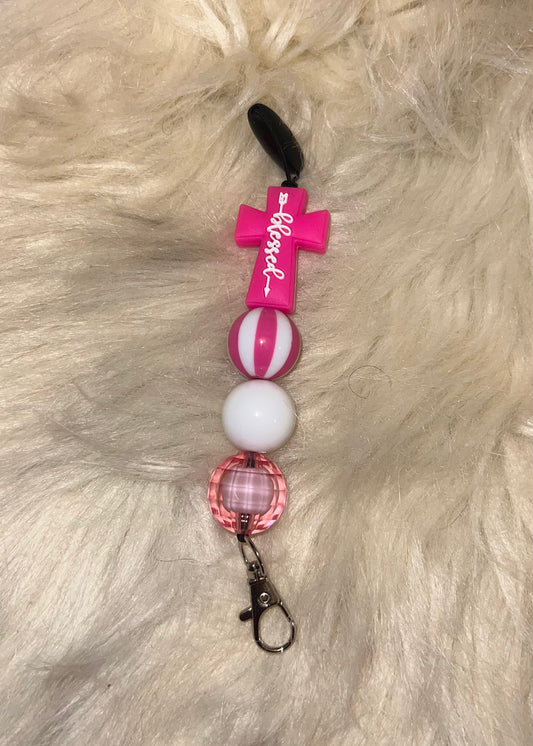 Blessed pink freshie hanger