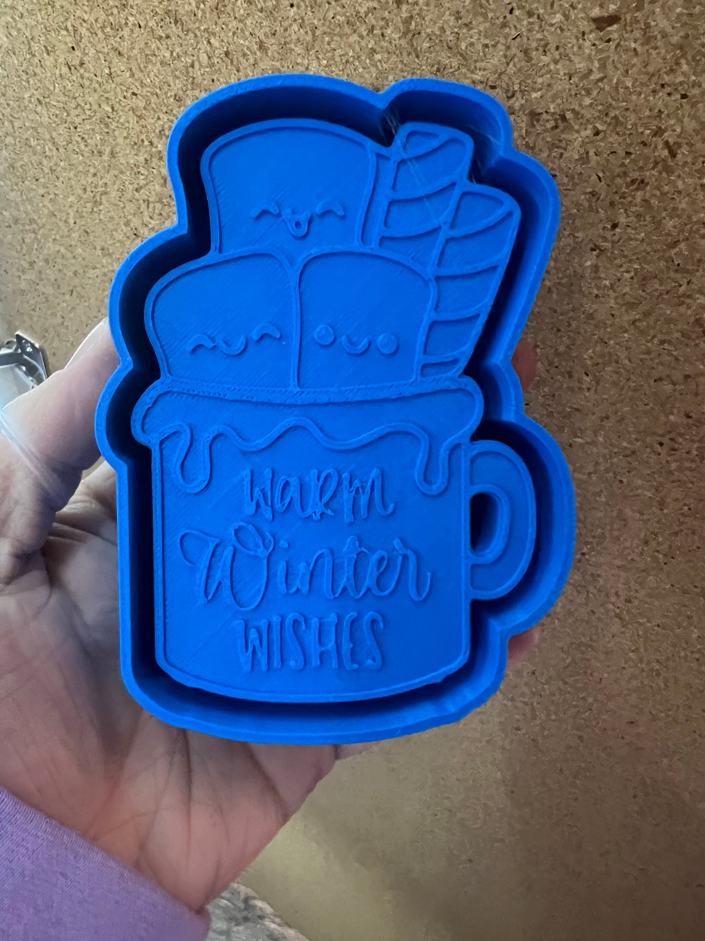 {winter wishes cup} Silicone Mold
