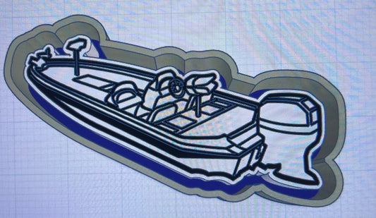 {bass boat} Silicone Mold