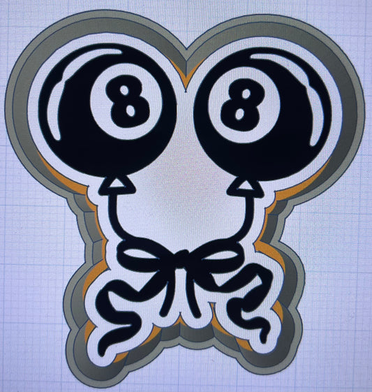 {8ball Balloons} Silicone Mold