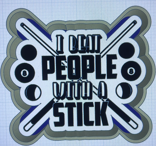 {I Beat people} Silicone Mold