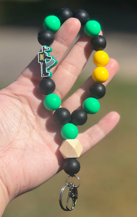 Rifle keychain wristlet