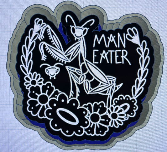 {man eater} Silicone Mold