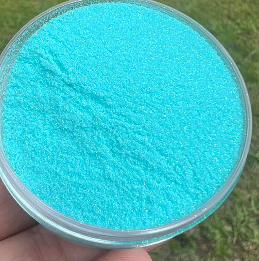 Neon blue dust