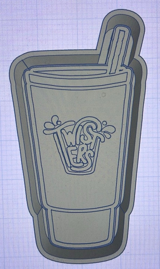 {Twisters cup} Silicone Mold