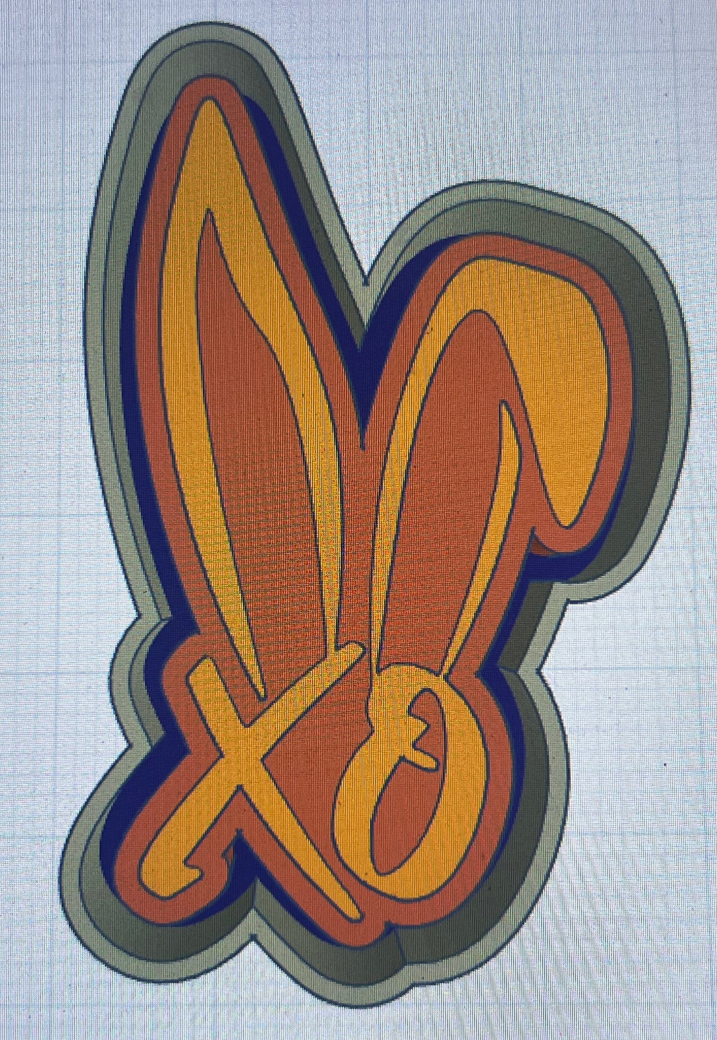 {xo} Silicone Mold