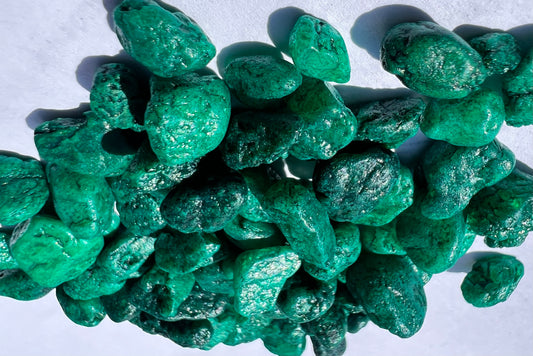 Green stones