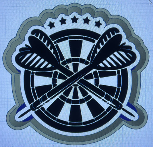 {Dart board} Silicone Mold