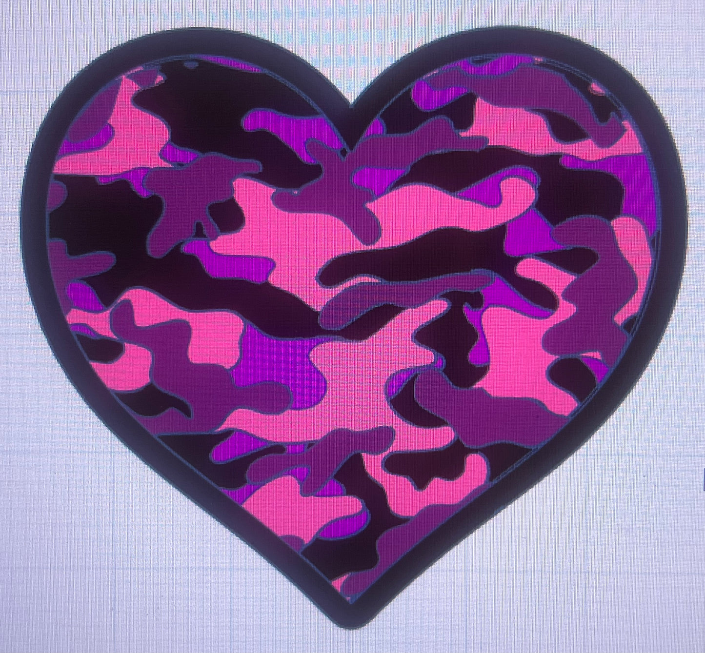 {Small heart w inserts} silicone mold