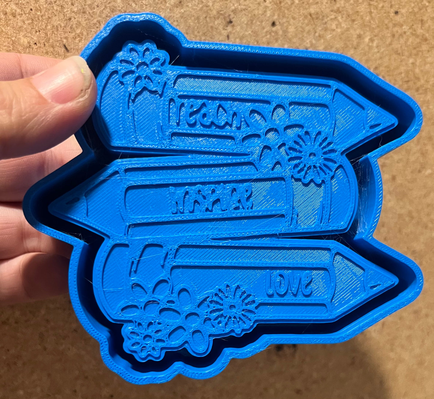 {teach inspire love} Silicone Mold