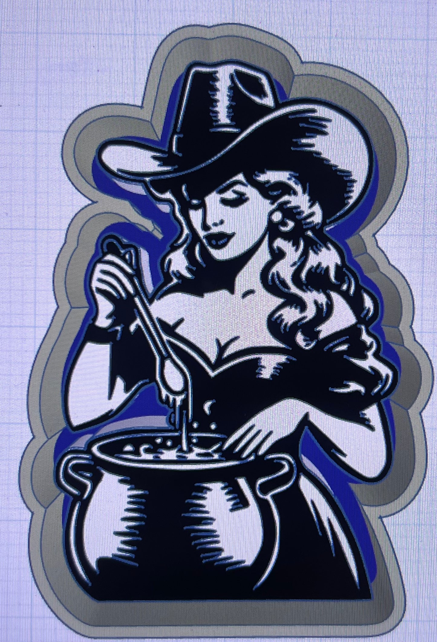 {Cowgirl Potion} Silicone Mold