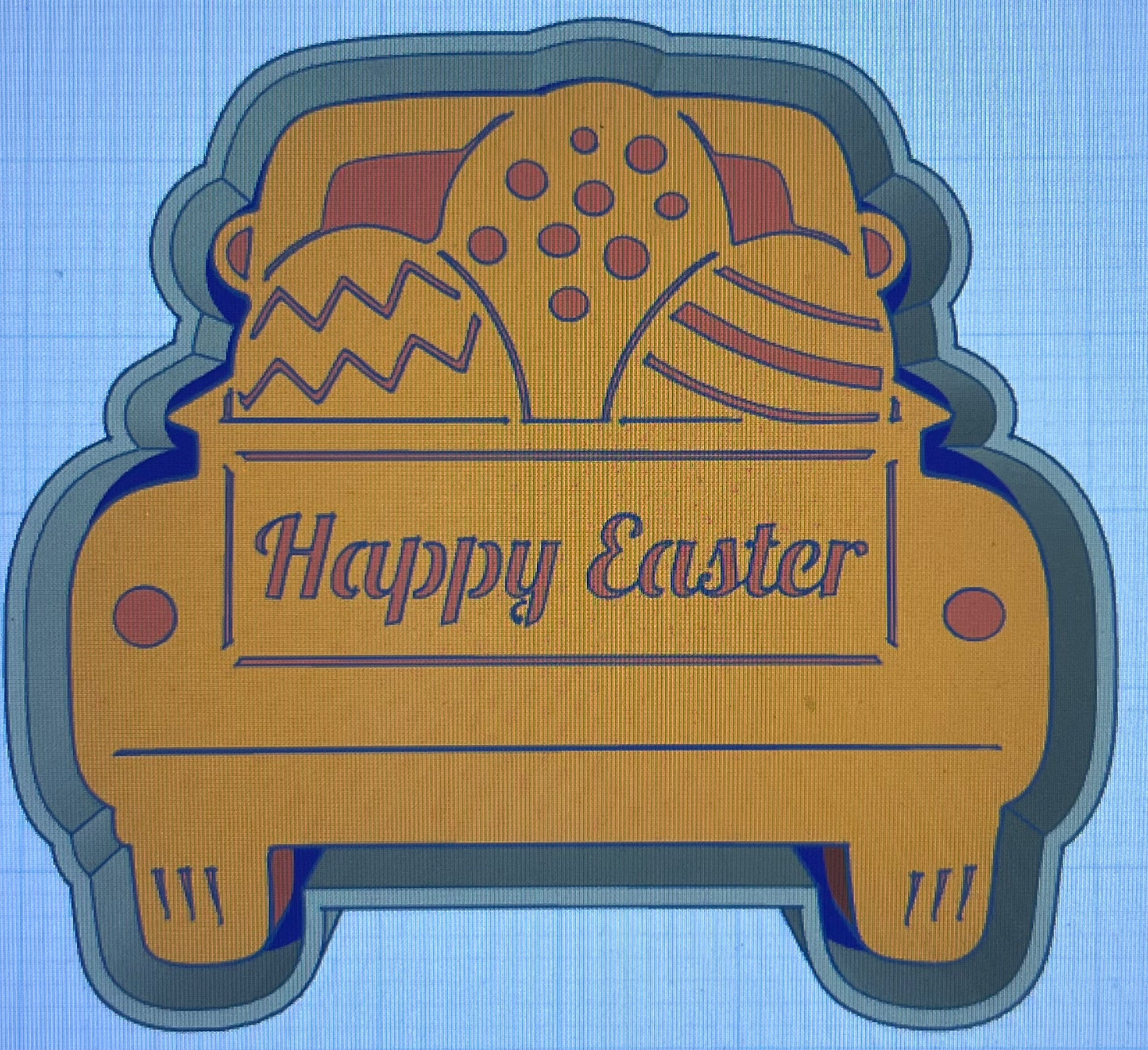 {Easter Truck} Silicone Mold