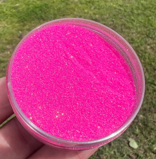 Neon pink dust
