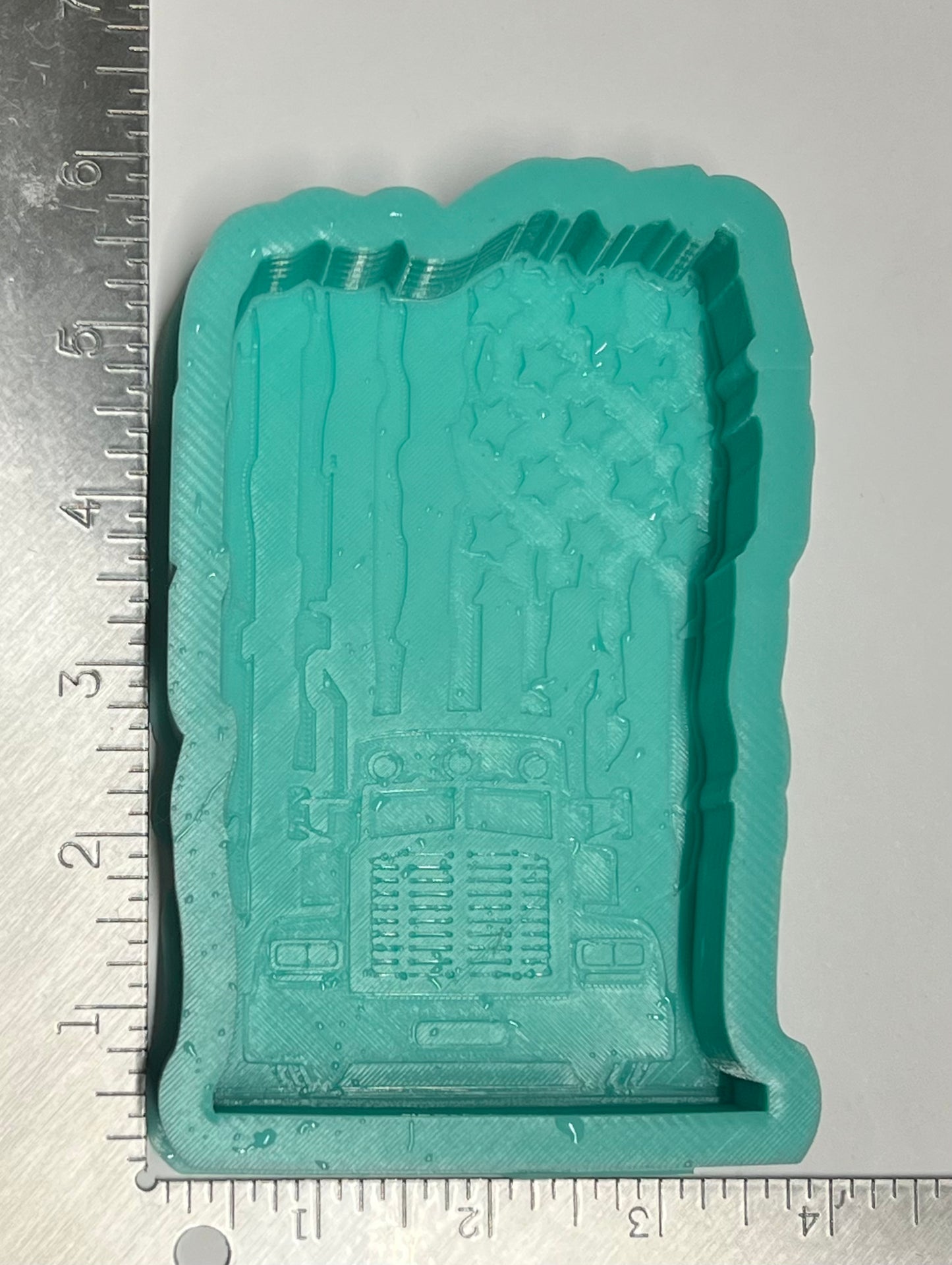 {trucker flag} DBD Silicone Mold