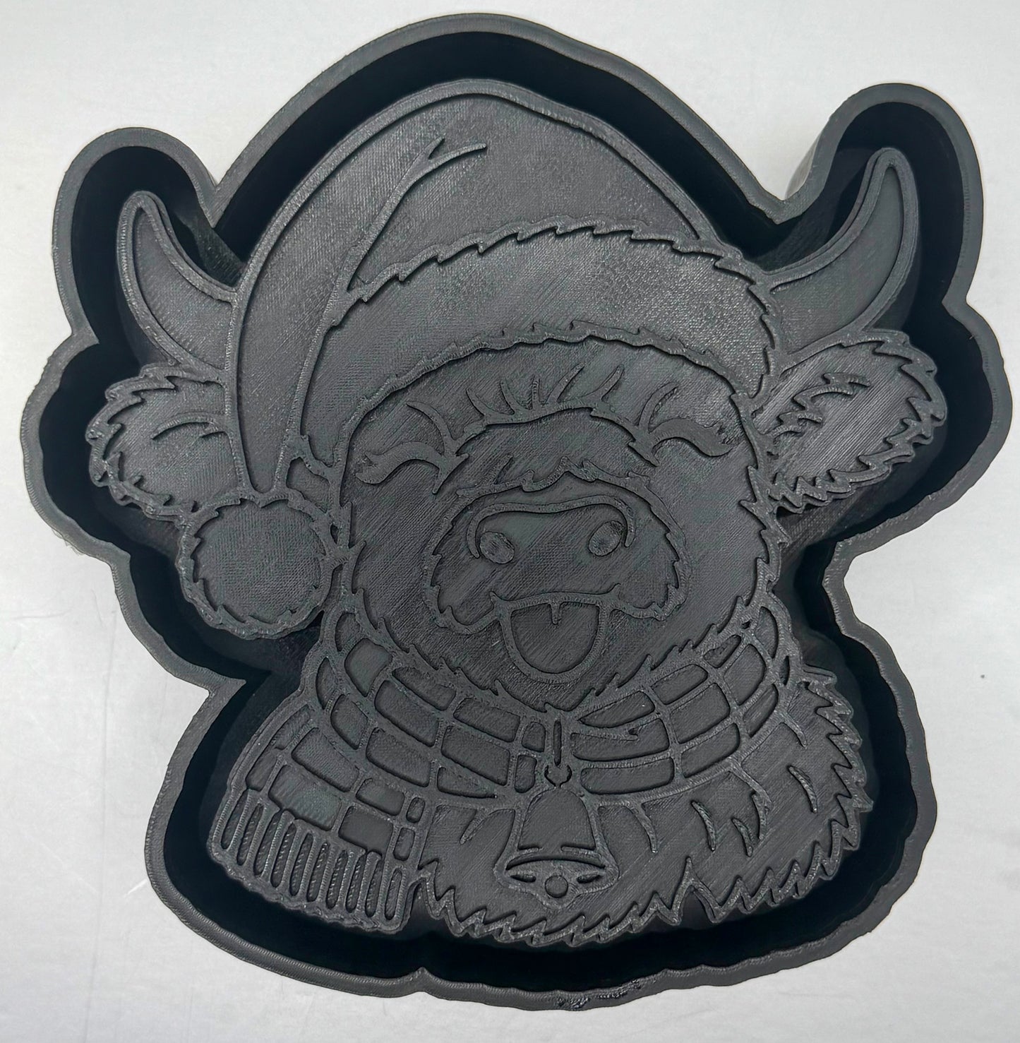 Christmas highland silicone mold