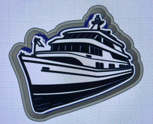 {crusie ship} Silicone Mold