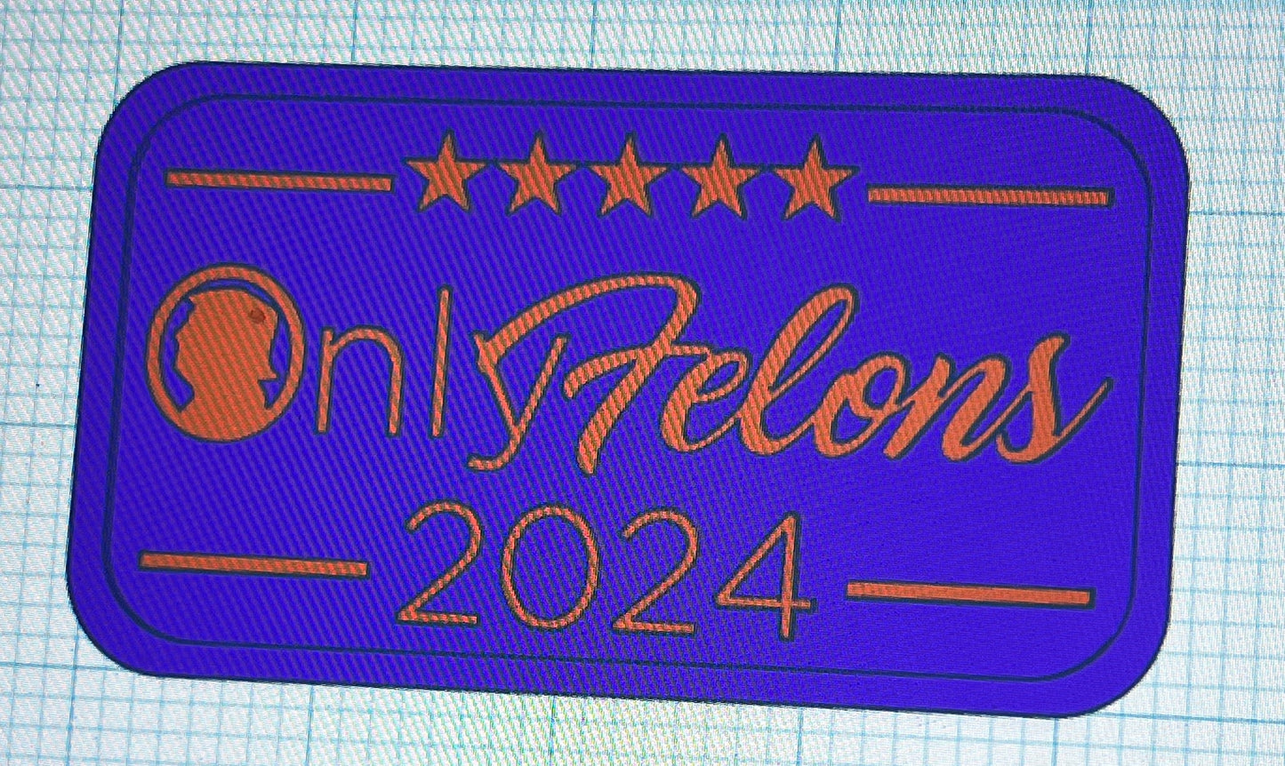 XL rounded Rectangle License plate inserts