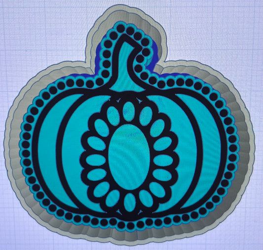 {Turquoise Pumkin} Silicone Mold