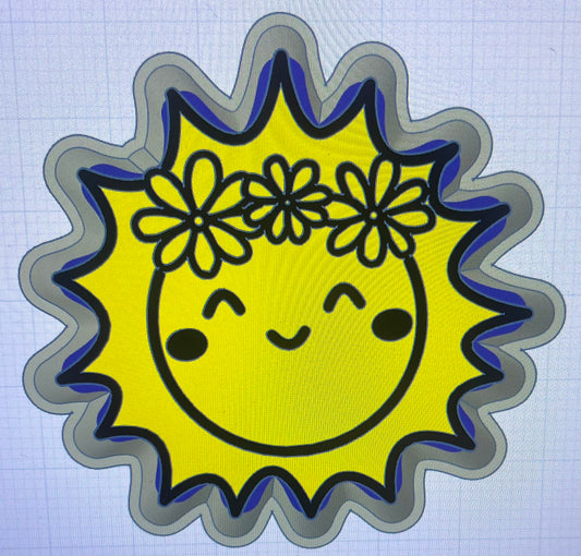 {sun w daises} Silicone Mold