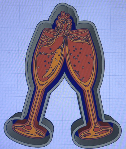 {Toasting} Silicone Mold