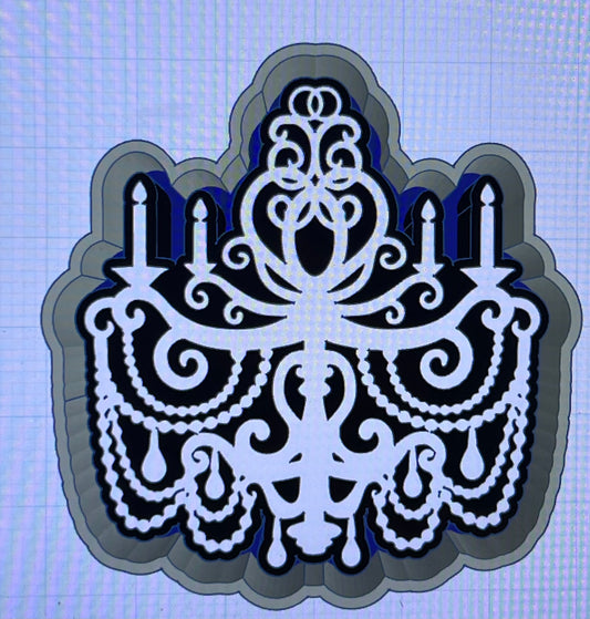 {chandelier} Silicone Mold