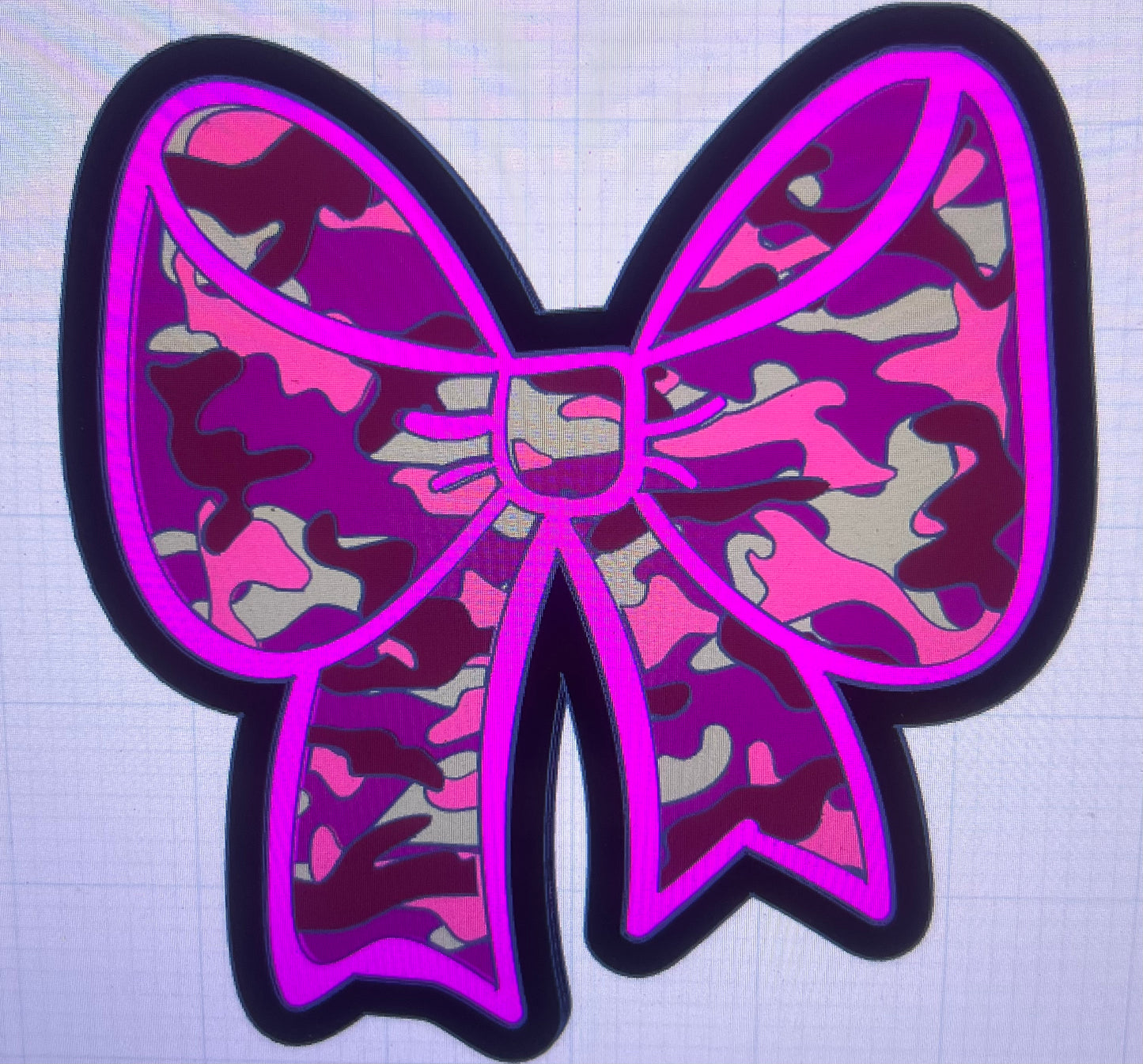 XL bow with inserts